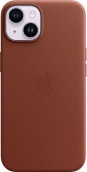 Apple iPhone 14 Leather Case with MagSafe umber Apple iPhone 14 Leather Case with MagSafe umber