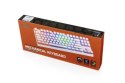 MODECOM VOLCANO LANPARTY BIAŁA PRZEWODOWA KLAWIATURA MECHANICZNA RGB (NIEBIESKI PRZEŁĄCZNIK OUTEMU) PUDDING EDITION