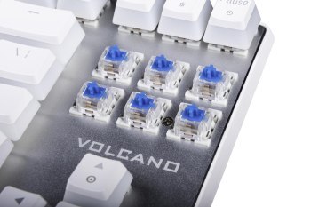 MODECOM VOLCANO LANPARTY BIAŁA PRZEWODOWA KLAWIATURA MECHANICZNA RGB (NIEBIESKI PRZEŁĄCZNIK OUTEMU) PUDDING EDITION MODECOM VOLCANO LANPARTY BIAŁA PRZEWODOWA KLAWIATURA MECHANICZNA RGB (NIEBIESKI PRZEŁĄCZNIK OUTEMU) PUDDING EDITION