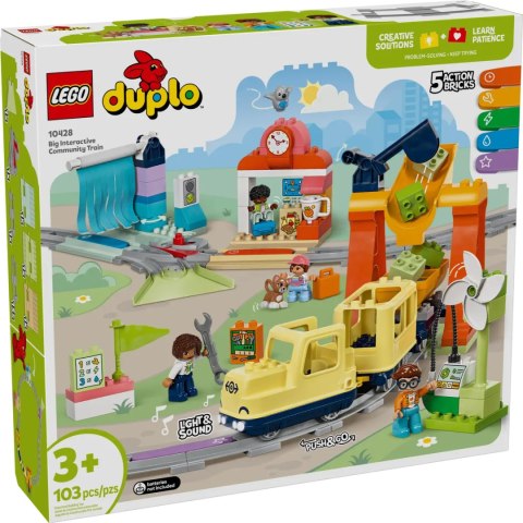 10428 - LEGO DUPLO - Duży interaktywny pociąg miejski 10428 - LEGO DUPLO - Duży interaktywny pociąg miejski