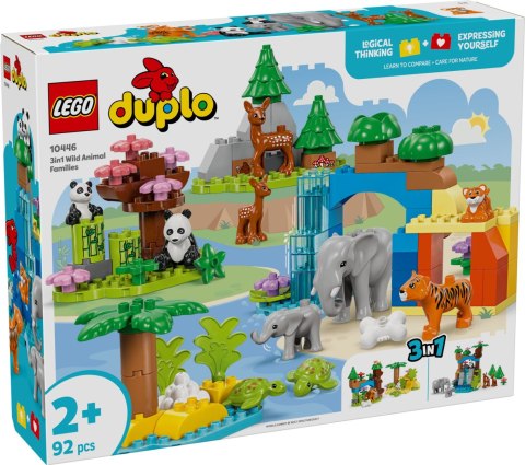 10446 - LEGO DUPLO - Rodziny dzikich zwierząt 3 w 1 10446 - LEGO DUPLO - Rodziny dzikich zwierząt 3 w 1