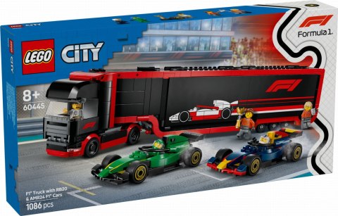 60445 - LEGO City - F1® Ciężarówka z bolidami RB20 i AMR24 F1® 60445 - LEGO City - F1® Ciężarówka z bolidami RB20 i AMR24 F1®