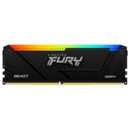 Pamięć - Kingston FURY Beast RGB 16GB [1x16GB 3200MHz DDR4 CL16 DIMM]
