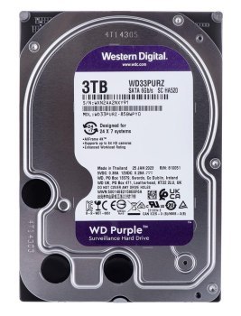 Dysk HDD WD Purple klasy Surveillance 3TB Dysk HDD WD Purple klasy Surveillance 3TB