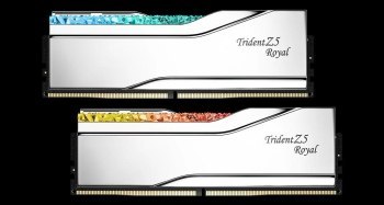 G.SKILL TRIDENT Z5 ROYAL RGB DDR5 2X16GB 6400MHZ CL32 XMP3 SILVER F5-6400J3239G16GX2-TR5S G.SKILL TRIDENT Z5 ROYAL RGB DDR5 2X16GB 6400MHZ CL32 XMP3 SILVER F5-6400J3239G16GX2-TR5S