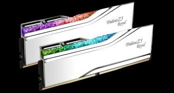 G.SKILL TRIDENT Z5 ROYAL RGB DDR5 2X16GB 6400MHZ CL32 XMP3 SILVER F5-6400J3239G16GX2-TR5S G.SKILL TRIDENT Z5 ROYAL RGB DDR5 2X16GB 6400MHZ CL32 XMP3 SILVER F5-6400J3239G16GX2-TR5S