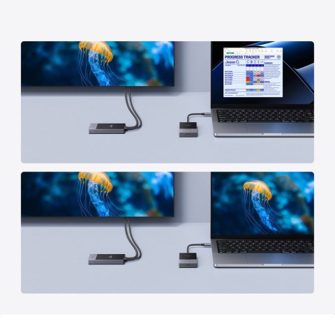 Transmiter HDMI bezprzewodowy nadajnik i odbiornik do 30m - czarno-srebrny Transmiter HDMI bezprzewodowy nadajnik i odbiornik do 30m - czarno-srebrny