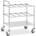 Wózek kelnerski transportowy na 24 pojemniki GN 1/6 do 450 kg