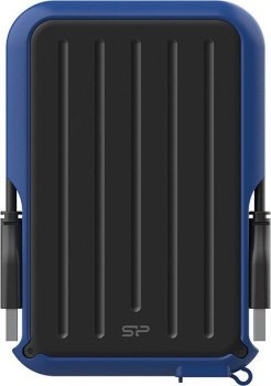 Dysk zewnętrzny Silicon Power Armor A66 4TB 2 5 USB 3.2 IPX4 Blue