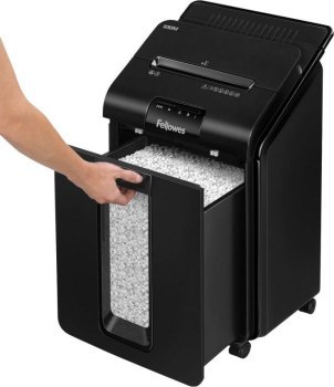 Fellowes Niszczarka AutoMAX 100M z systemem automatycznego niszczenia 23L Fellowes Niszczarka AutoMAX 100M z systemem automatycznego niszczenia 23L