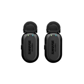 Shure MV-TWO-Z6 - Dwa bezprzewodowe mikrofony MoveMic MV-LAV case ładujący Shure MV-TWO-Z6 - Dwa bezprzewodowe mikrofony MoveMic MV-LAV case ładujący
