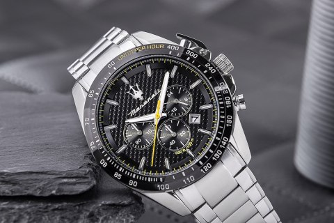 Zegarek Męski Maserati Traguardo Chrono R8873612042 + BOX Zegarek Męski Maserati Traguardo Chrono R8873612042 + BOX