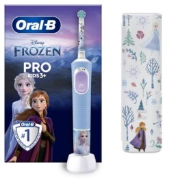 Szczoteczki - Oral-B Pro Kids 3+ Frozen Etui błękitny Oral-B