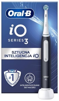 Szczoteczki - Oral-B iO 3 Matte Black czarny Oral-B Szczoteczki - Oral-B iO 3 Matte Black czarny Oral-B