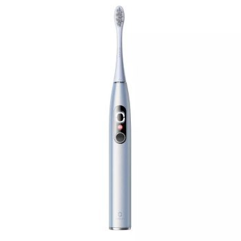 Szczoteczki - Zestaw szczoteczek sonicznych Oclean X Pro Digital Set (srebrny) Oclean Szczoteczki - Zestaw szczoteczek sonicznych Oclean X Pro Digital Set (srebrny) Oclean