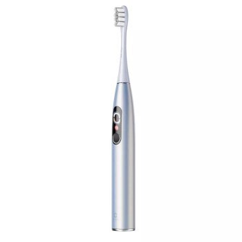 Szczoteczki - Zestaw szczoteczek sonicznych Oclean X Pro Digital Set (srebrny) Oclean Szczoteczki - Zestaw szczoteczek sonicznych Oclean X Pro Digital Set (srebrny) Oclean