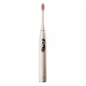 Szczoteczki - Zestaw szczoteczek sonicznych Oclean X Pro Digital Set (złoty) Oclean