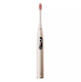 Szczoteczki - Zestaw szczoteczek sonicznych Oclean X Pro Digital Set (złoty) Oclean