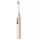 Szczoteczki - Zestaw szczoteczek sonicznych Oclean X Pro Digital Set (złoty) Oclean