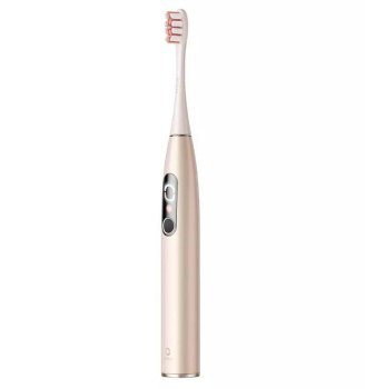 Szczoteczki - Zestaw szczoteczek sonicznych Oclean X Pro Digital Set (złoty) Oclean Szczoteczki - Zestaw szczoteczek sonicznych Oclean X Pro Digital Set (złoty) Oclean