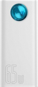 Baseus Amblight 30000mAh 4xUSB USB-C 65W biały