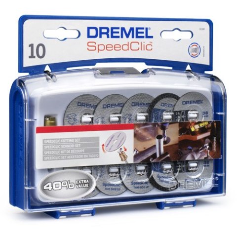 ZESTAW DO DREMEL SC690 TARCZE 10 SZT. + TRZPIEŃ ZESTAW DO DREMEL SC690 TARCZE 10 SZT. + TRZPIEŃ