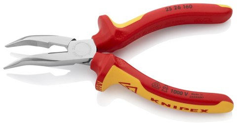 SZCZYPCE TNĄCE PÓŁOKRĄGŁE WYGIĘTE IZOLOWANE 160MM SZCZYPCE TNĄCE PÓŁOKRĄGŁE WYGIĘTE IZOLOWANE 160MM