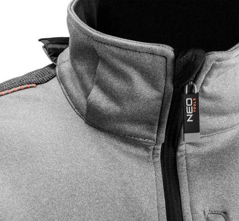 KURTKA SOFTSHELL Z KAPTUREM ODPINANYM, ROZMIAR S KURTKA SOFTSHELL Z KAPTUREM ODPINANYM, ROZMIAR S