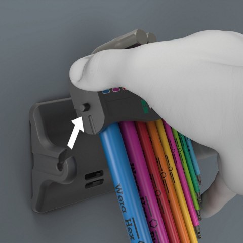 ZESTAW KLUCZY TRZPIENIOWYCH 950/9 HEX-PLUS MULTICOLOU 3 9CZR ZESTAW KLUCZY TRZPIENIOWYCH 950/9 HEX-PLUS MULTICOLOU 3 9CZR