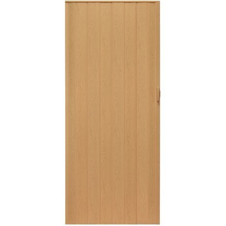Drzwi harmonijkowe 004 02 jasny dąb 90 cm Drzwi harmonijkowe 004 02 jasny dąb 90 cm