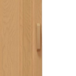 Drzwi harmonijkowe 004 02 jasny dąb 90 cm