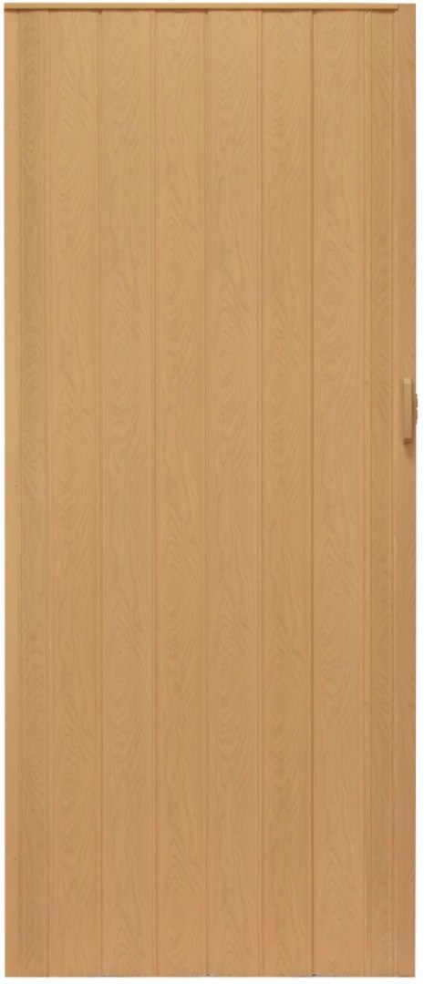 Drzwi harmonijkowe 004 02 jasny dąb 90 cm Drzwi harmonijkowe 004 02 jasny dąb 90 cm