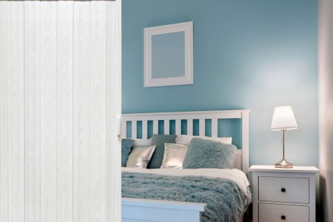 Drzwi harmonijkowe 004 04 biały dąb 90 cm Drzwi harmonijkowe 004 04 biały dąb 90 cm