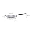 PATELNIA FF Z POWŁOKĄ CERAMICZNĄ 24CM