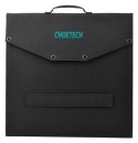 Choetech ładowarka solarna USB składana 120W DC, USB C, 2 x USB czarna (SC008) Choetech
