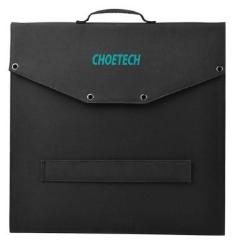 Choetech ładowarka solarna USB składana 120W DC, USB C, 2 x USB czarna (SC008) Choetech Choetech ładowarka solarna USB składana 120W DC, USB C, 2 x USB czarna (SC008) Choetech