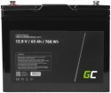 Green Cell LiFePO4 12V 12.8V 60Ah Green Cell