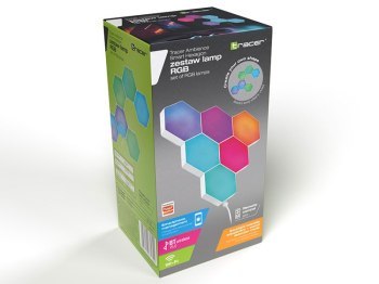 Tracer sześciokątne lampy RGB Ambience -Smart Hexagon Tracer Tracer sześciokątne lampy RGB Ambience -Smart Hexagon Tracer