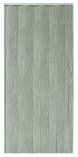Drzwi Harmonijkowe 001P 61 Beton Mat 80 cm