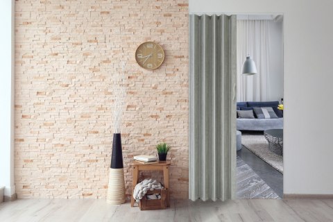 Drzwi Harmonijkowe 001P 61 Beton Mat 80 cm Drzwi Harmonijkowe 001P 61 Beton Mat 80 cm