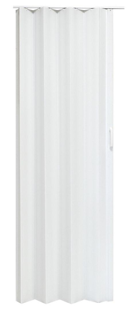 Drzwi harmonijkowe 004-90-06 biały mat 90 cm Drzwi harmonijkowe 004-90-06 biały mat 90 cm