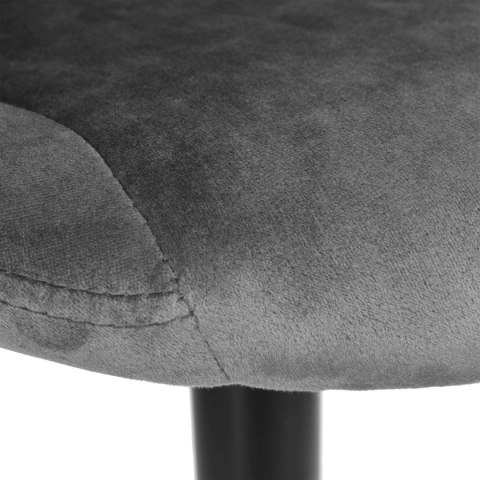 Hoker barowy CYDRO BLACK grafitowy Velvet Hoker barowy CYDRO BLACK grafitowy Velvet