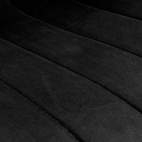 Krzesło FRESNO VELVET tapicerowane czarny aksamit Krzesło FRESNO VELVET tapicerowane czarny aksamit