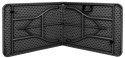 Stół cateringowy RATTAN składany w walizkę - 180 cm szary