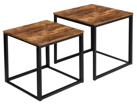 Stoliki kawowe loft PRAVEN RUSTIC postarzany dąb Stoliki kawowe loft PRAVEN RUSTIC postarzany dąb