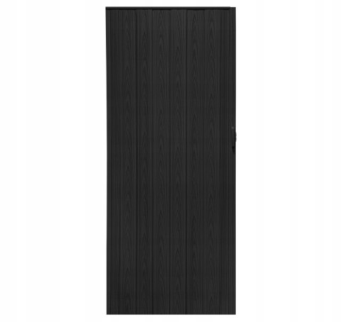 Drzwi harmonijkowe 004 08 czarny dąb 100 cm Drzwi harmonijkowe 004 08 czarny dąb 100 cm