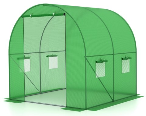 Pokrycie na tunel foliowy szklarnię ogrodową 2x2 m Pokrycie na tunel foliowy szklarnię ogrodową 2x2 m