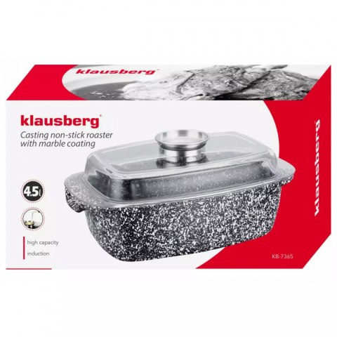 BRYTFANNA CERAMICZNA 32cm Z POKRYWĄ KLAUSBERG KB-7365 BRYTFANNA CERAMICZNA 32cm Z POKRYWĄ KLAUSBERG KB-7365