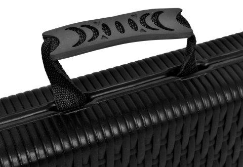 Ławka cateringowa składana w walizkę 180 cm RATTAN czarna Ławka cateringowa składana w walizkę 180 cm RATTAN czarna