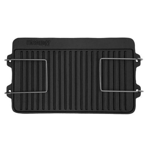 DWUSTRONNA ŻELIWNA PŁYTA GRILLOWA KINGHOFF KH-1262 DWUSTRONNA ŻELIWNA PŁYTA GRILLOWA KINGHOFF KH-1262